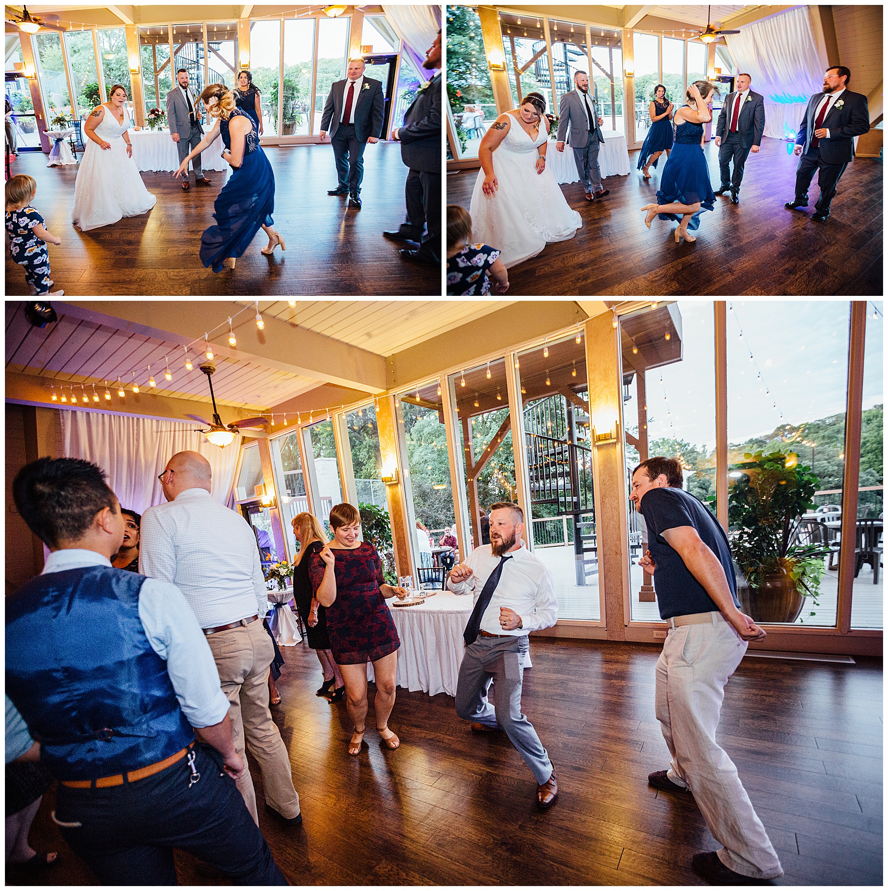 Dancing at A view at Fontenelle Hills