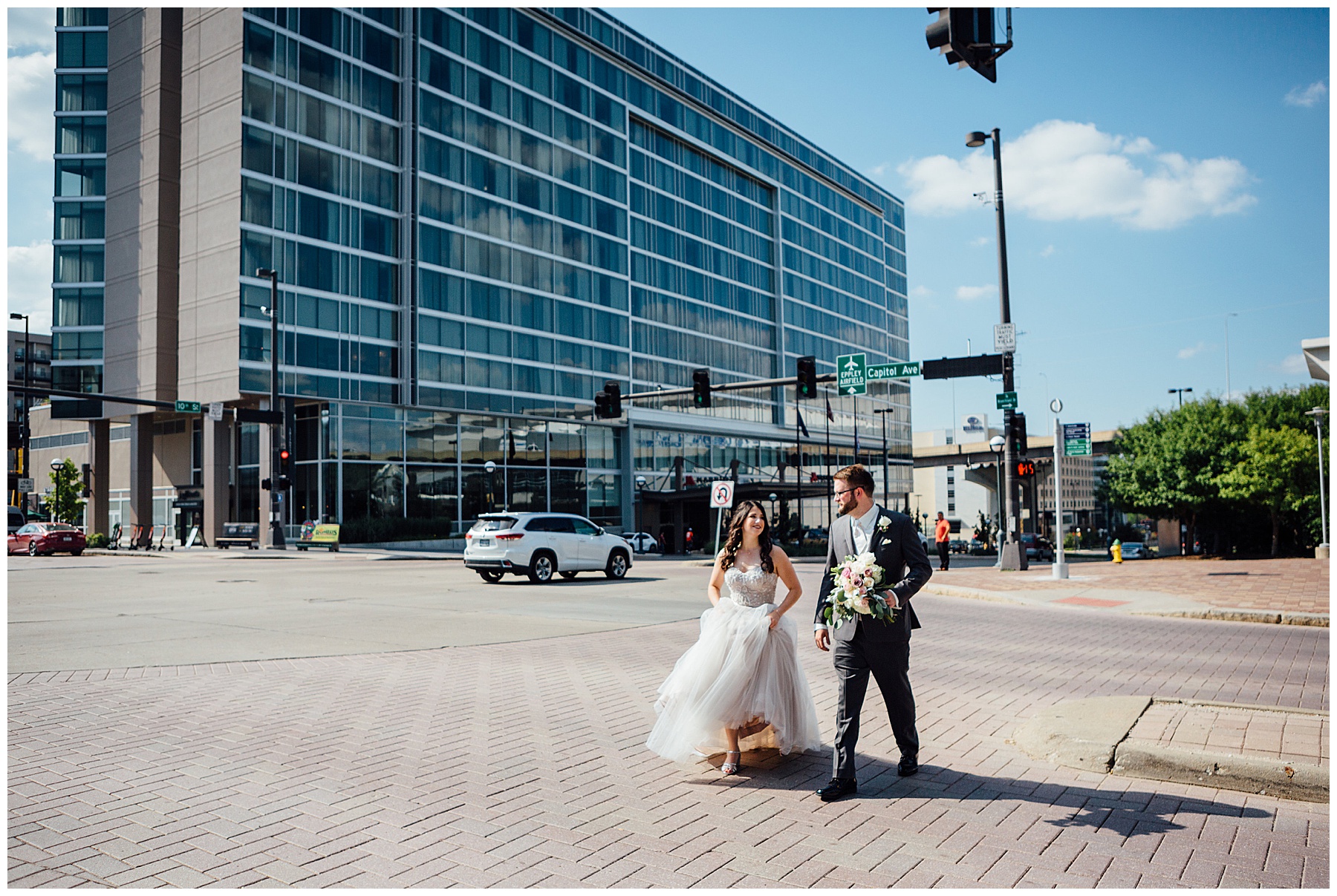 Omaha Marriott Downtown Wedding photos