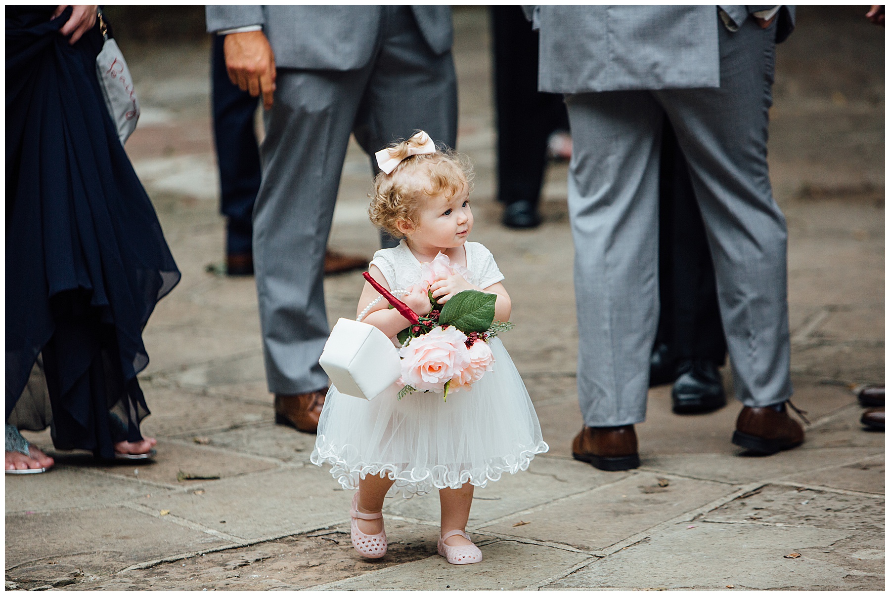 flower Girl at Simply Ballroom wedding photos