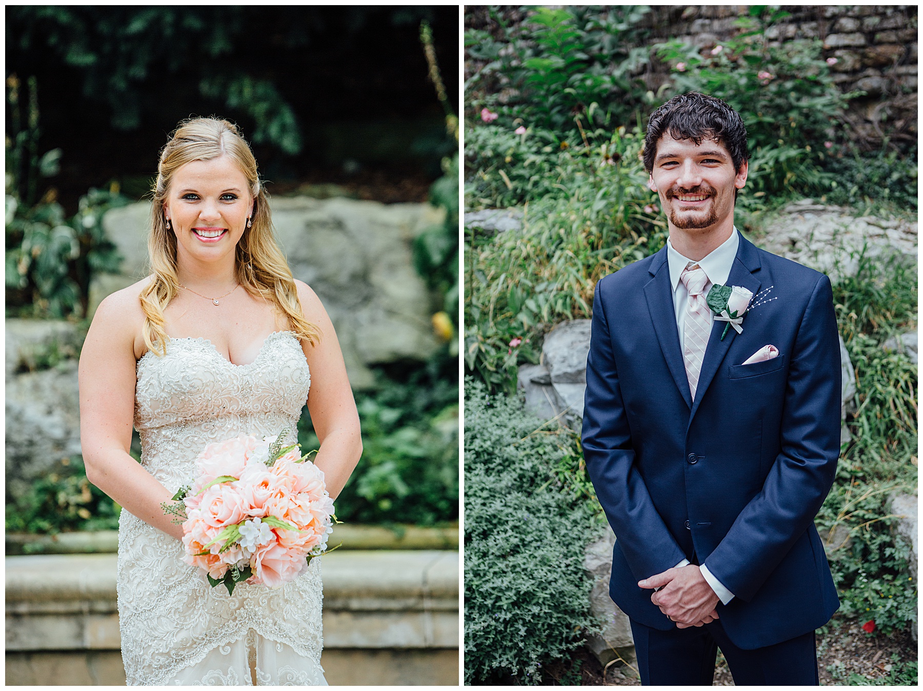 bridal and groom portraits