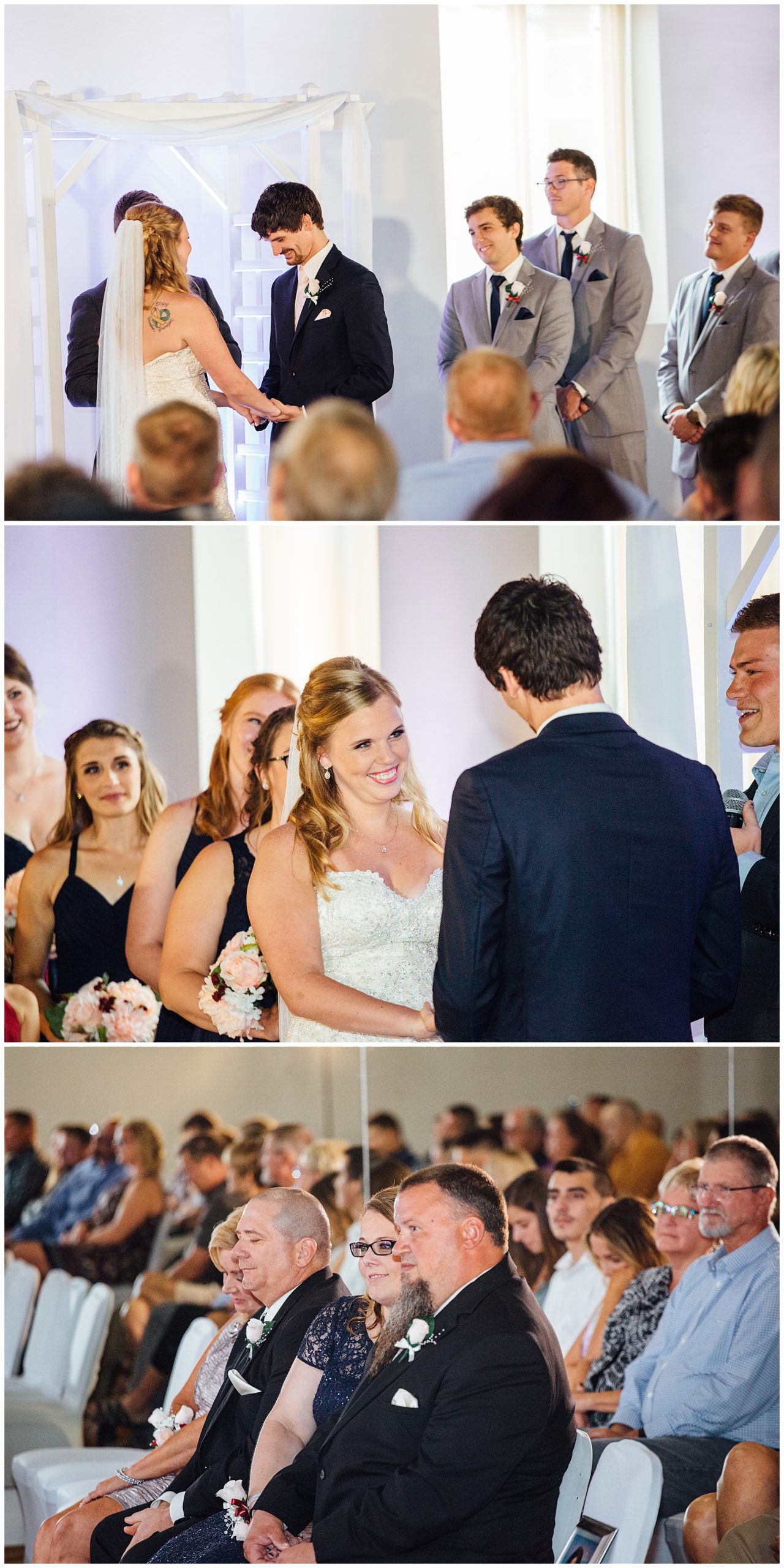 Vows at Simply Ballroom wedding photos