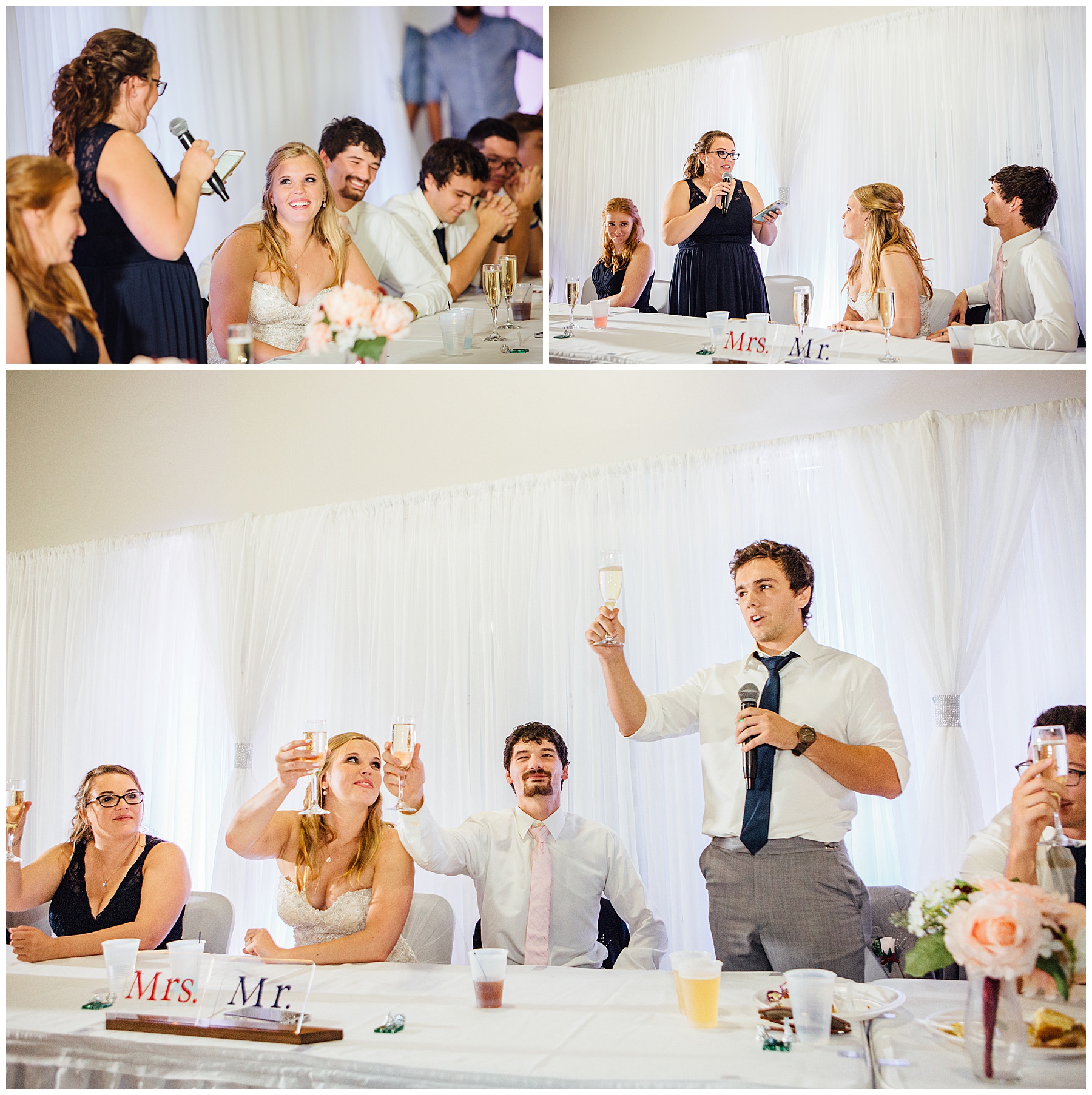 Toasts at Simply Ballroom 