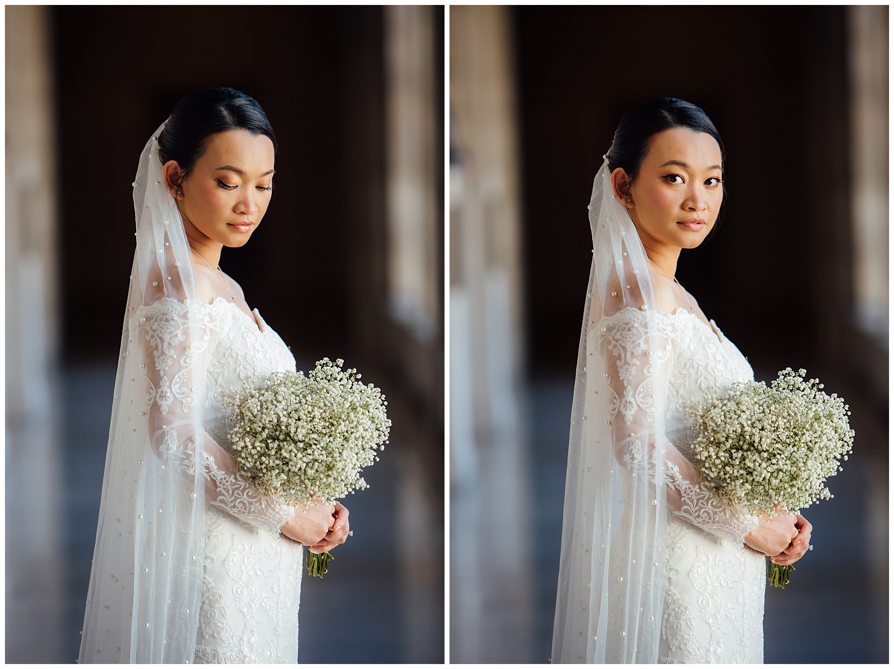Natural Light on Bride 