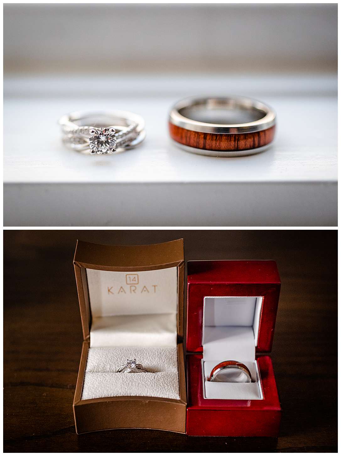 Details of wedding rings